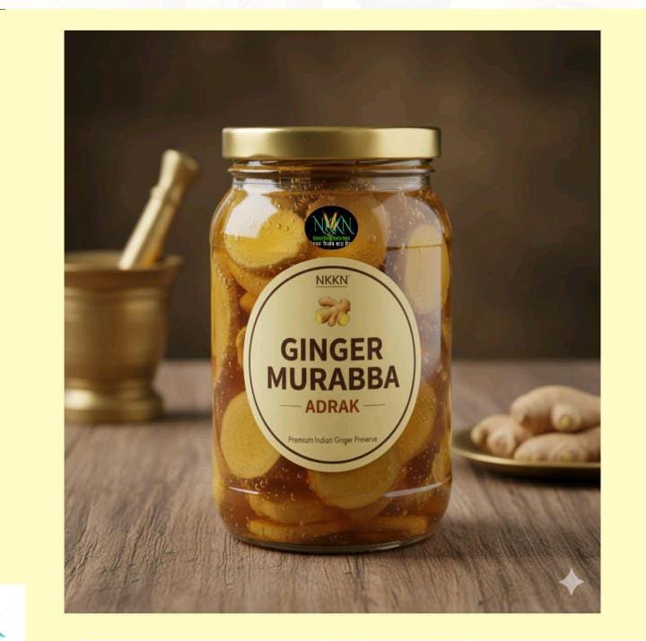 Ginger Murabba A Powerful Ayurvedic Preserve for Digestion Immunity & Wellness NKKN