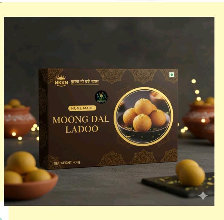 Moong Dal Laddu Traditional Golden Sweet by NKKN