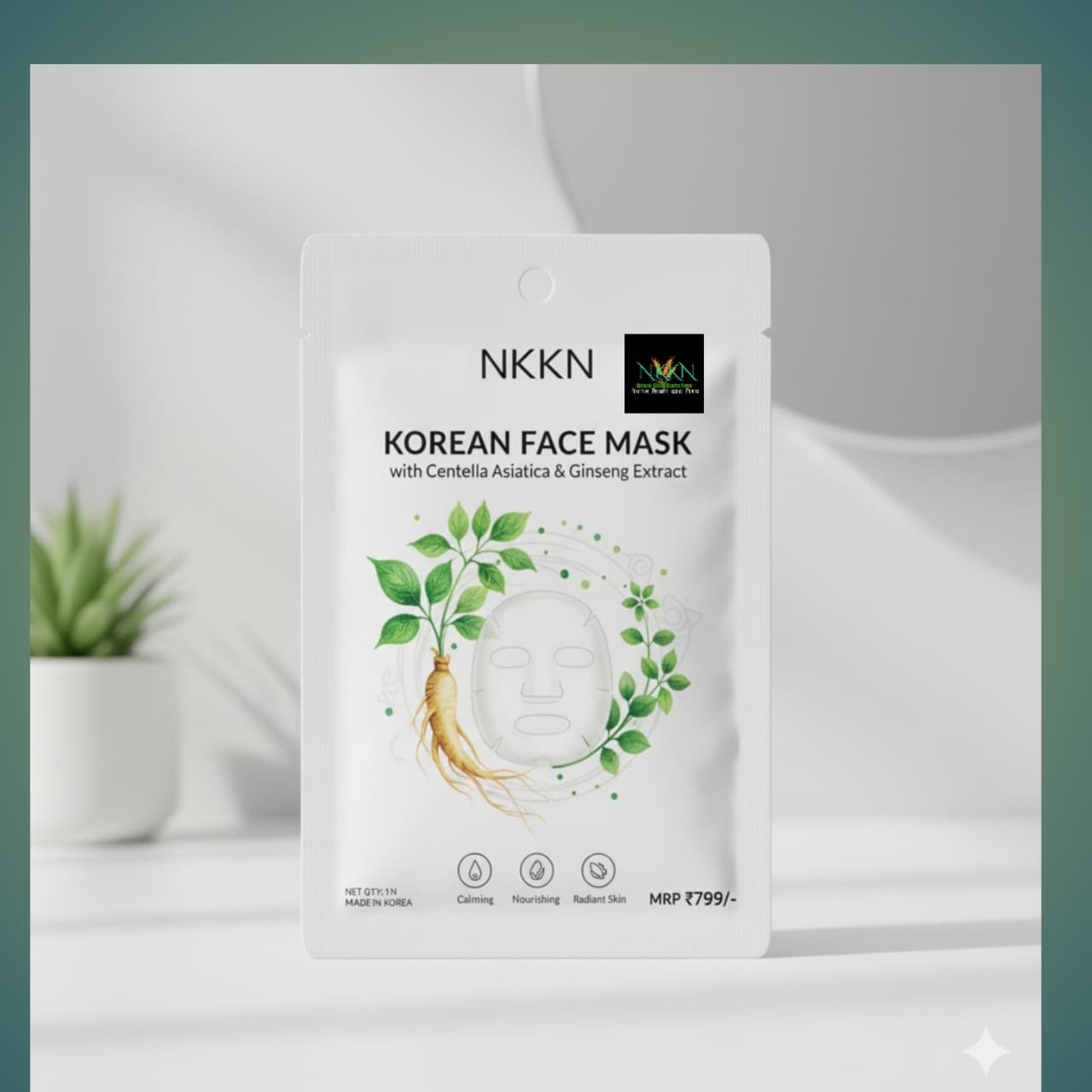 You are currently viewing NKKN Brand Korean Face Mask with Centella Asiatica & Ginseng Extract: The Ultimate Skincare Solution for Healthy, Radiant Skin