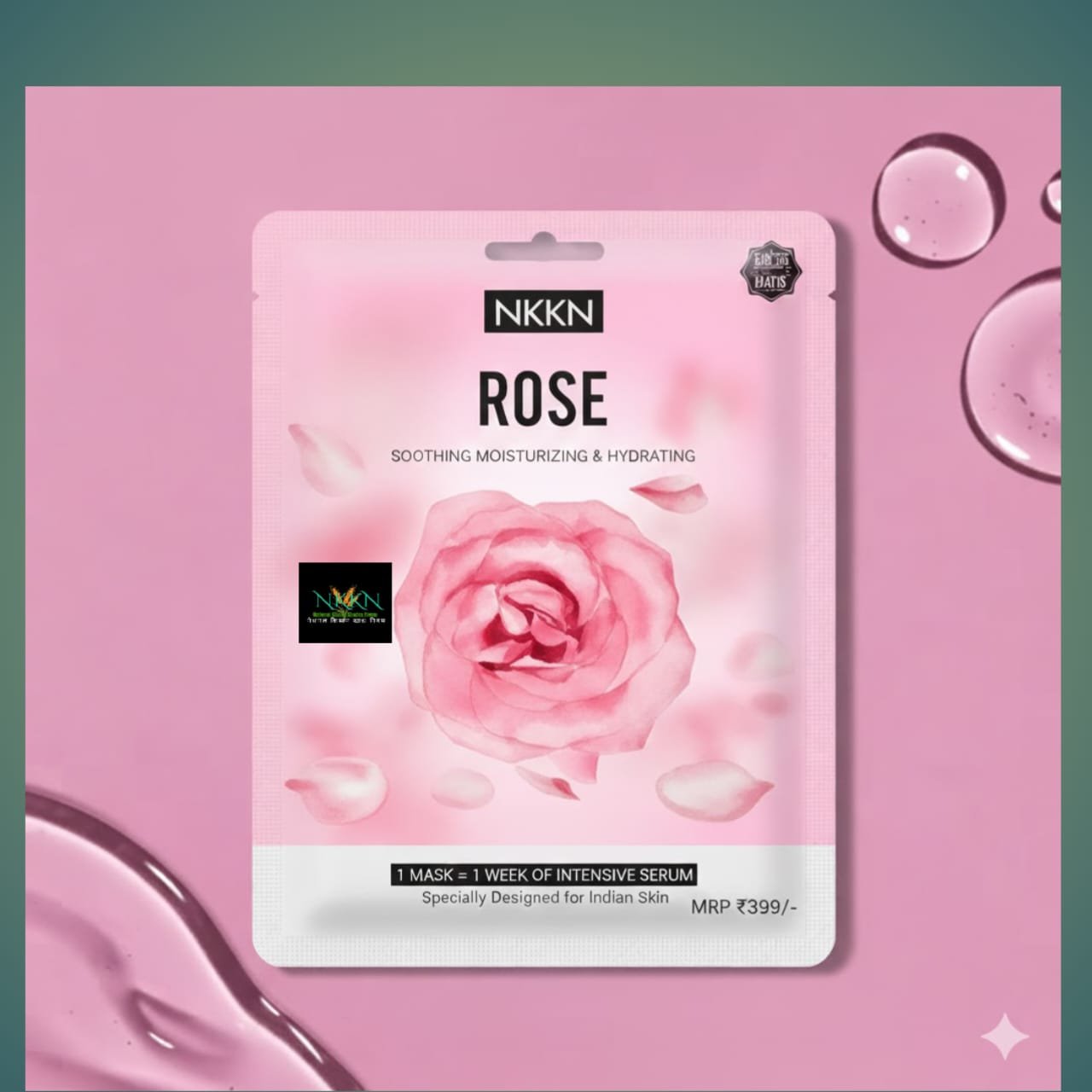 You are currently viewing NKKN Brand Rose Sheet Mask – A Luxurious Hydrating Skincare Experience for Soft, Glowing Skin